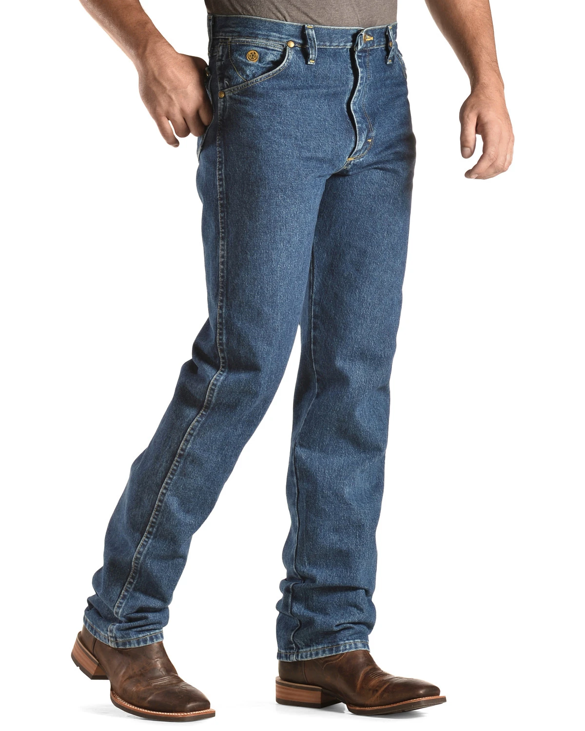 George Strait By Wrangler Men's Cowboy Cut Original Fit Jeans 3 George Strait By Wrangler Men's Cowboy Cut Original Fit Jeans - Image 3