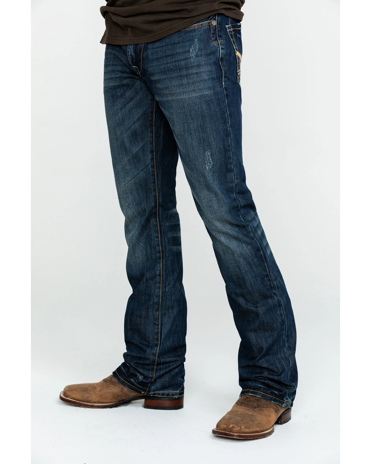 Stetson Rock Fit X Stitched Jeans 4 Stetson Rock Fit X Stitched Jeans - Image 4