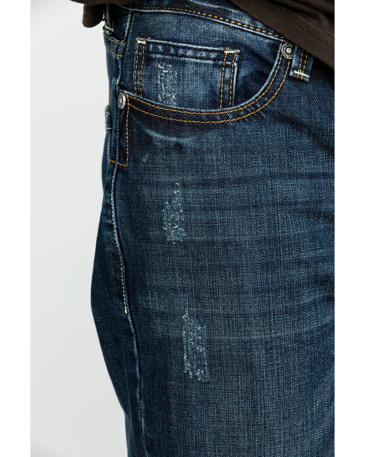 Stetson Rock Fit X Stitched Jeans 5 Stetson Rock Fit X Stitched Jeans - Image 5