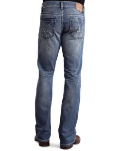 Stetson Rock Fit Frayed X Stitched Jeans