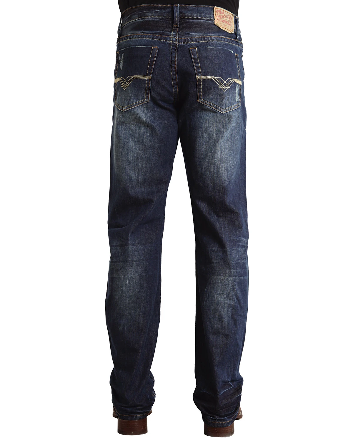 Stetson Modern Fit "V" Stitched Jeans - Big & Tall 1 Stetson Modern Fit "V" Stitched Jeans - Big & Tall