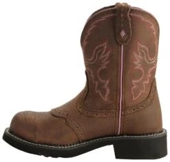 Justin Gypsy Women's Wanette 8" EH Work Boots - Steel Toe -Western Cowboy Equipment Store 045N66 BR LT