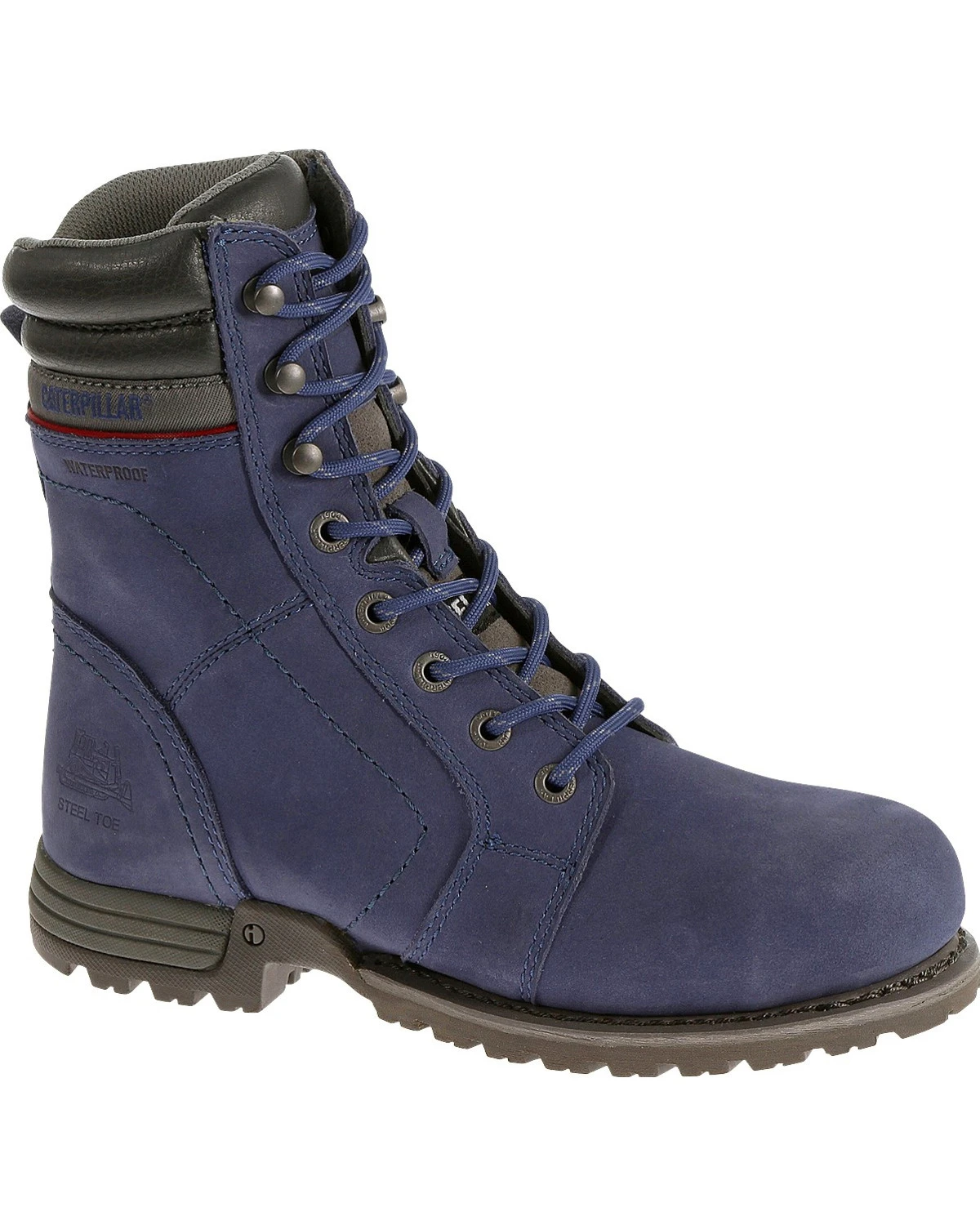 Caterpillar Women's Purple Echo Waterproof Work Boots - Steel Toe 2 Caterpillar Women's Purple Echo Waterproof Work Boots - Steel Toe - Image 2