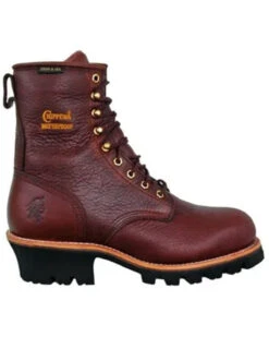 Chippewa Men's Waterproof Insulated 8" Logger Boots - Steel Toe -Western Cowboy Equipment Store 050B09 7052 P2