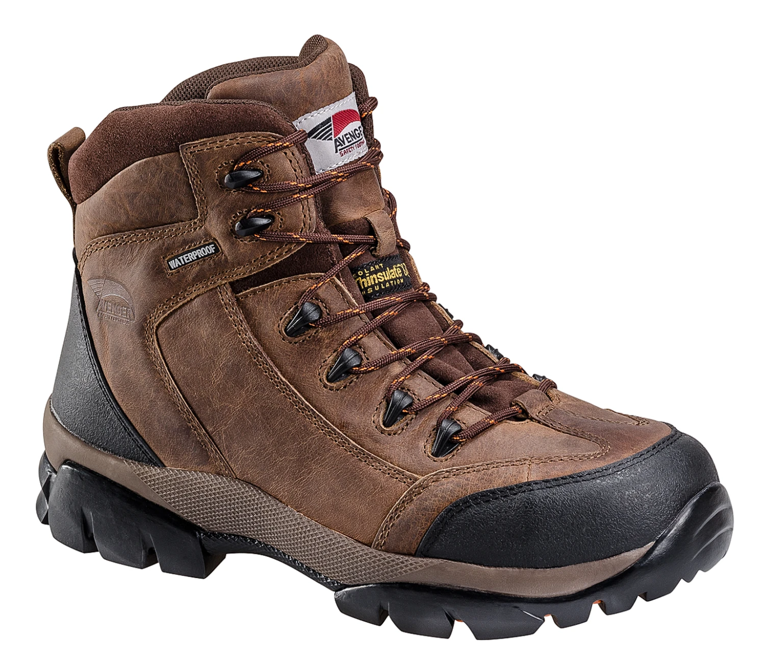 Avenger Men's Insulated Hiking Boots - Composite Toe 1 Avenger Men's Insulated Hiking Boots - Composite Toe