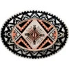 Western Express Men's Sunburst Copper Belt Buckle