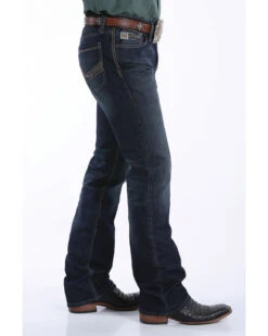 Cinch Men's Ian Med Rinse Slim Bootcut Jeans -Western Cowboy Equipment Store 2000283585 402 P3
