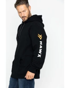Hawx Men's Logo Sleeve Hooded Work Sweatshirt - Big -Western Cowboy Equipment Store 2000284106 001 P4