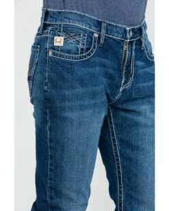 Cinch Men's Ian Medium Stone Wash Slim Boot Jeans 9 Cinch Men's Ian Medium Stone Wash Slim Boot Jeans -Western Cowboy Equipment Store 2000288366 402 P4