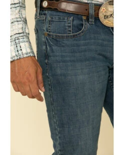 Cody James Men's High Roller Stackable Stretch Straight Medium Wash Jeans 8 Cody James Men's High Roller Stackable Stretch Straight Medium Wash Jeans -Western Cowboy Equipment Store 2000295743 400 P4