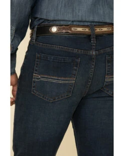 Cody James Men's Switchback Dark Wash Stretch Slim Bootcut Jeans -Western Cowboy Equipment Store 2000308347 400 P5