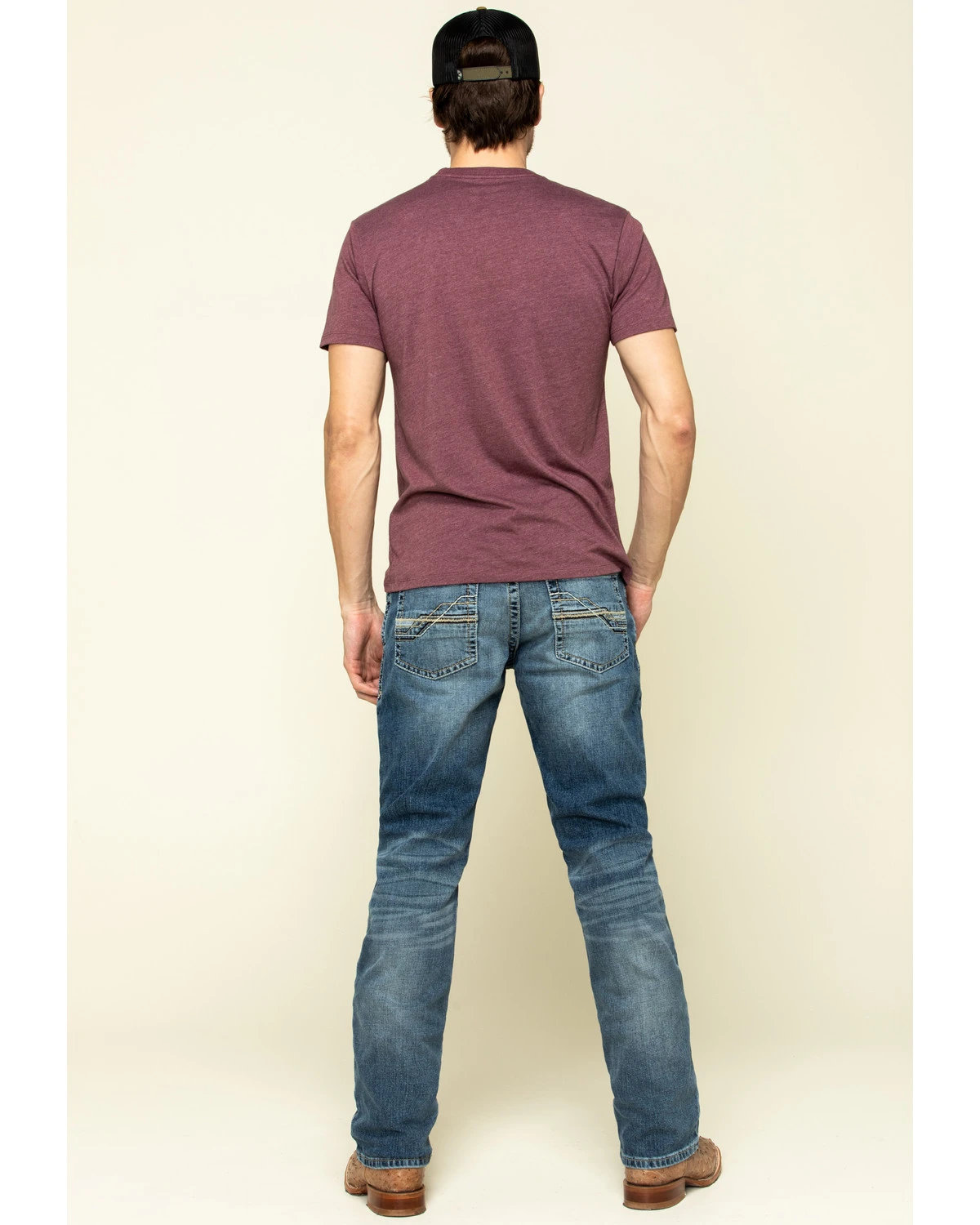 Ariat Men's M4 Dakota Low Stretch Stackable Slim Straight Jeans 5 Ariat Men's M4 Dakota Low Stretch Stackable Slim Straight Jeans - Image 5