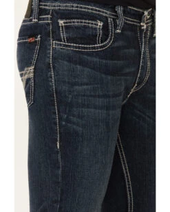 Rock & Roll Denim Men's FR Dark Reflex Revolver Slim Straight Work Jeans -Western Cowboy Equipment Store 2000323863 401 P4