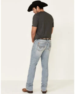 Cody James Core Men's Sawbuck Light Wash Stretch Stackable Straight Jeans -Western Cowboy Equipment Store 2000325658 400 P3