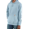 Carhartt Men's Loose Fit Midweight Logo Sleeve Graphic Hooded Sweatshirt - Big & Tall