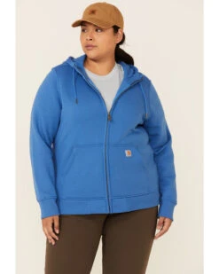 Western Cowboy Equipment Store 18 Carhartt Women's Clarksburg Zip-Front Hooded Work Sweatshirt - Plus