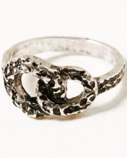 Prime Time Jewelry Women's Pink Marble & Silver Statement Ring Set -Western Cowboy Equipment Store 2000334023 040 P4