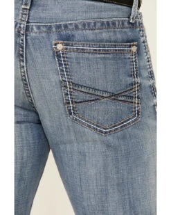 Cinch Men's Ian Medium Stonewash Performance Slim Bootcut Jeans -Western Cowboy Equipment Store 2000334656 402 P4
