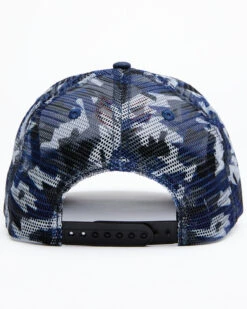 Hawx Men's Navy Camo Logo Mesh-Back Ball Cap -Western Cowboy Equipment Store 2000335175 410 P3