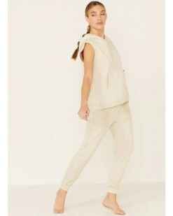 Beyond The Radar Women's Cloud Tie Dye Hooded Tank