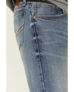 Wrangler 20X Men's Misty Vintage Light Wash Stretch Slim Bootcut Jeans -Western Cowboy Equipment Store 2000340795 400 P5