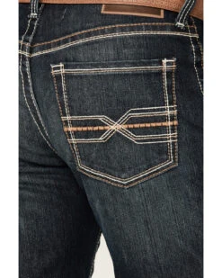 Ariat Men's M4 Cobalt Dark Wash Stretch Relaxed Straight Jeans -Western Cowboy Equipment Store 2000341785 400 P4