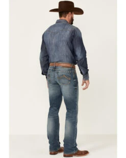 Ariat Men's M4 Campbell 2X Medium Wash Performance Relaxed Bootcut Jeans -Western Cowboy Equipment Store 2000341791 400 P3