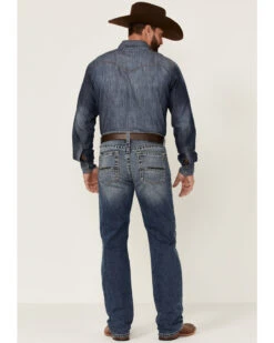 Ariat Men's M2 Wyland Medium Wash Stretch Relaxed Bootcut Jeans -Western Cowboy Equipment Store 2000341792 400 P4