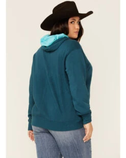 Ariat Women's Eurasian R.E.A.L Arm Logo Graphic Hoodie - Plus -Western Cowboy Equipment Store 2000341892 410 P3
