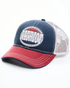 Western Cowboy Equipment Store 8 Cody James Men's Patriot Oval Embroidered Mesh-Back Ball Cap