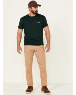 Wrangler ATG Men's All-Terrain Tiger Brown Convertible Trail Jogger Pants