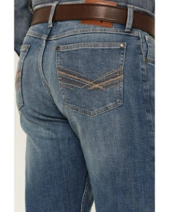 Wrangler 20X Men's No.44 Sierra Medium Wash Stretch Slim Straight Jeans - Long -Western Cowboy Equipment Store 2000347675 400 P4
