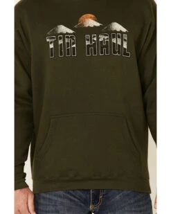 Tin Haul Men's Green Mountain Caps Logo Graphic Hooded Sweatshirt -Western Cowboy Equipment Store 2000350334 300 P3