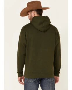 Tin Haul Men's Green Mountain Caps Logo Graphic Hooded Sweatshirt -Western Cowboy Equipment Store 2000350334 300 P4