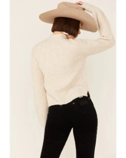 Shyanne Women's Seamed High Neck Wool Blend Pullover Sweatshirt -Western Cowboy Equipment Store 2000351363 280 P3