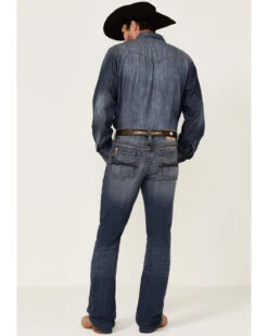 Cody James Core Men's Yuma Medium Wash Stretch Performance Slim Bootcut Jeans -Western Cowboy Equipment Store 2000351817 400 P3