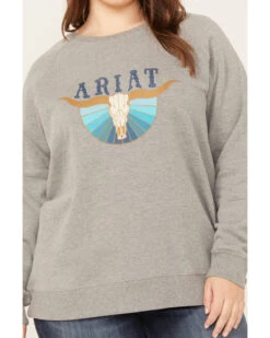 Ariat Women's R.E.A.L. Pacific Steerhead Sweatshirt - Plus -Western Cowboy Equipment Store 2000357026 070 P3
