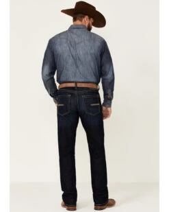 Ariat Men's M5 Newcastle Marshall Dark Wash Stretch Straight Leg Jeans -Western Cowboy Equipment Store 2000357124 400 P3