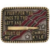 Montana Silversmiths Men's Left & Right Of Me Chris Kyle Belt Buckle