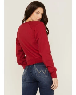 Wrangler Women's Chenille Logo Cropped Sweatshirt -Western Cowboy Equipment Store 2000358085 600 P4