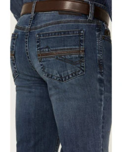 RANK 45 Men's Shotgun Wash Stackable Slim Straight Stretch Performance Jeans 7 RANK 45 Men's Shotgun Wash Stackable Slim Straight Stretch Performance Jeans -Western Cowboy Equipment Store 2000359243 415 P4