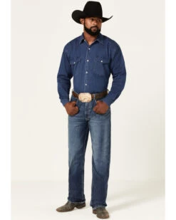 Wrangler 20X Men's Hanford Medium Wash Stretch Extreme Relaxed Straight Jeans