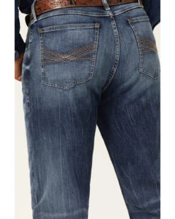 Wrangler 20X Men's Hanford Medium Wash Stretch Extreme Relaxed Straight Jeans -Western Cowboy Equipment Store 2000359712 414 P4