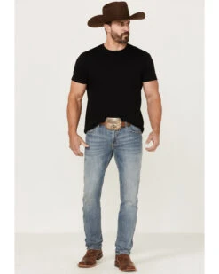 Rock & Roll Denim Men's Rifle Stretch Regular Skinny Jeans -Western Cowboy Equipment Store 2000360319 400 P3