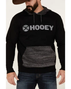 Hooey Men's Lock-Up Logo Graphic Hooded Sweatshirt - Black & Gray -Western Cowboy Equipment Store 2000363529 001 P3