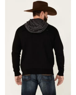 Hooey Men's Lock-Up Logo Graphic Hooded Sweatshirt - Black & Gray -Western Cowboy Equipment Store 2000363529 001 P4