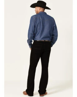 Cody James Men's Night Rider Black Wash Stretch Slim Bootcut Jeans 6 Cody James Men's Night Rider Black Wash Stretch Slim Bootcut Jeans -Western Cowboy Equipment Store 2000364871 001 P3