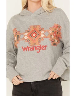Wrangler Retro Women's Southwestern Print Cropped Hoodie -Western Cowboy Equipment Store 2000365325 070 P3