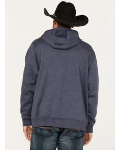 Wrangler Men's Southwestern Logo Graphic Hooded Sweatshirt -Western Cowboy Equipment Store 2000366029 410 P4