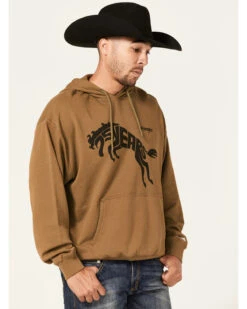 Wrangler Men's 75 Years Olive Horse Graphic Hooded Sweatshirt 6 Wrangler Men's 75 Years Olive Horse Graphic Hooded Sweatshirt -Western Cowboy Equipment Store 2000366794 341 P3